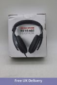 Five Music Store MV 44 MKII Single Side Cord Headphones, Black