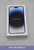 Apple iPhone 14 Pro Max, 128GB, Silver. New, sealed. Checkmend clear, ref. CM19520459-798D6