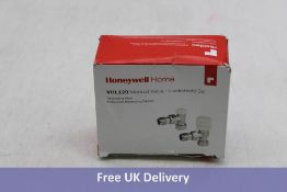 Six Honeywell Home VHL120 Manual Valve + Lockshield Set. Box damaged
