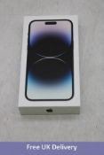 Apple iPhone 14 Pro Max, 256GB, Space Black. New, sealed. Checkmend clear, ref. CM19520647-F5907