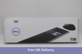 Dell Premier Multi Device Wireless Keyboard and Mouse Set. Silver, Untested