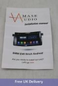 Amaseaudio Android 11 Car Stereo, 1 Din, Compatible with BMW E46 M3, Touchscreen, Size 9". Box damag