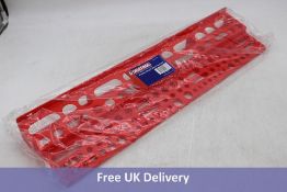 Eight Packing of DuraTool Plastic Hang & Store Tool Bar, Red