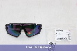 Oakley Jawbreaker Sunglasses, Matte Black Camo, Prizm Road Jade Lens. No Box