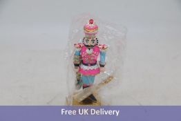 Twelve Bonjour Fete Rainbow Small Colonel 9" Cupcake Nutcrackers