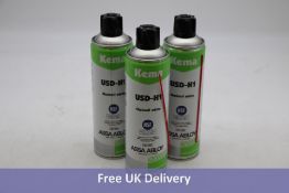 Twenty-four Cans of Kema USD-H1 Chain Oil White, Expiry October 2025