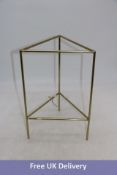 Zara Home Glass Vase with Golden Stand