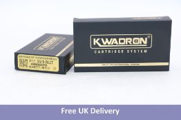 One-hundred Boxes of Kwadron Cartridges 0.35mm Long Taper, Round Liner, 20 Per Box, 2000 Pieces Tota