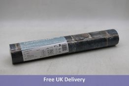 Twelve Rolls of Grandeco Durham Brick Textured Blown Vinyl Wallpaper, Blue, 10.5m x 53cm