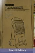 Rhino TQ3 Infrared Heater 2.2kW 100-130V. Used, Untested
