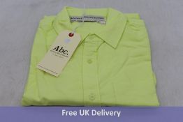 ABC 123 Oxford Shirt SS22, Sulphur Yellow, Size M