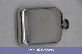 Thirty-two Sir Jack's 6oz Pewter Captive Top Flasks. Some dents/scratches