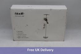 Gladle LED Floor Lamp, White, GL-LT009. Box damaged