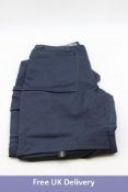 Dickies Eisenhower Multi-Pocket Work Trousers, EH26800, Navy, UK 36R