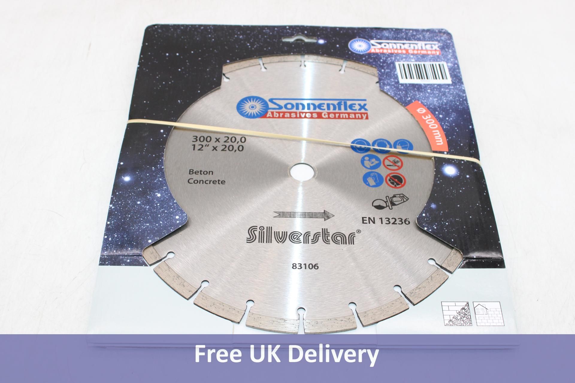 Three Sonneflex 300mm 12" X 20mm Bore Universal Diamond Cutting Disc