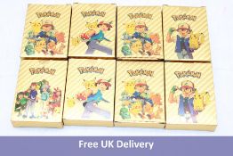 Ten Packs of Pokemon Trainer Collection, 55 Pcs, Tcg Gold Foil Cards