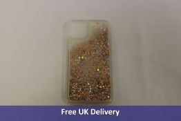 Ten Wlooo iPhone 11 Pro Glitter Case, Bronze/Silver