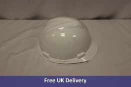 Twenty MSA Safety V-Gard White Safety Helmets