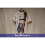 Dublin Bohemians 2022/23 Bob Marley Away Kit, White/Multi-coloured, Small