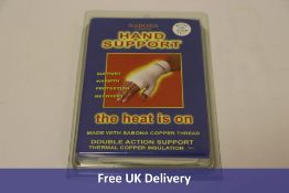 Four Sabona Hand Support with Thermal Copper Insulation Thread, L/XL