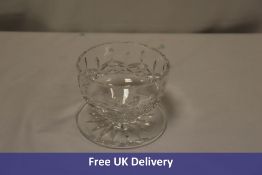Four Waterford Crystal Lismore Footed Grapefruit Bowls