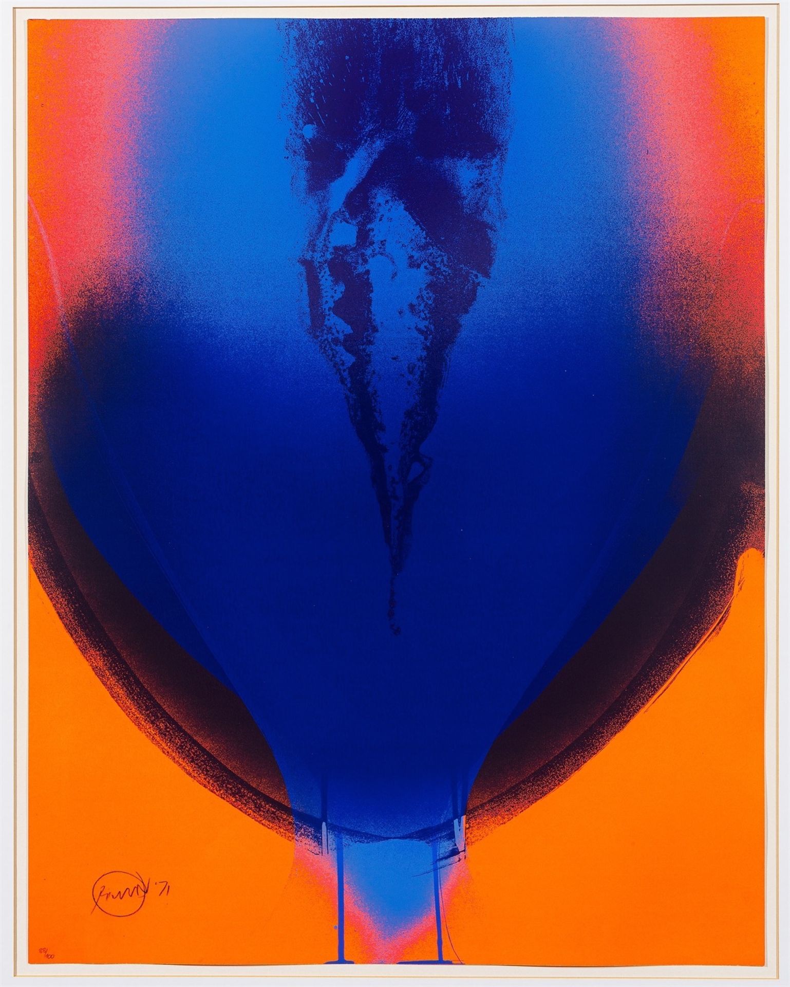 Otto Piene. ”ohne Titel”. 1971 - Image 2 of 3