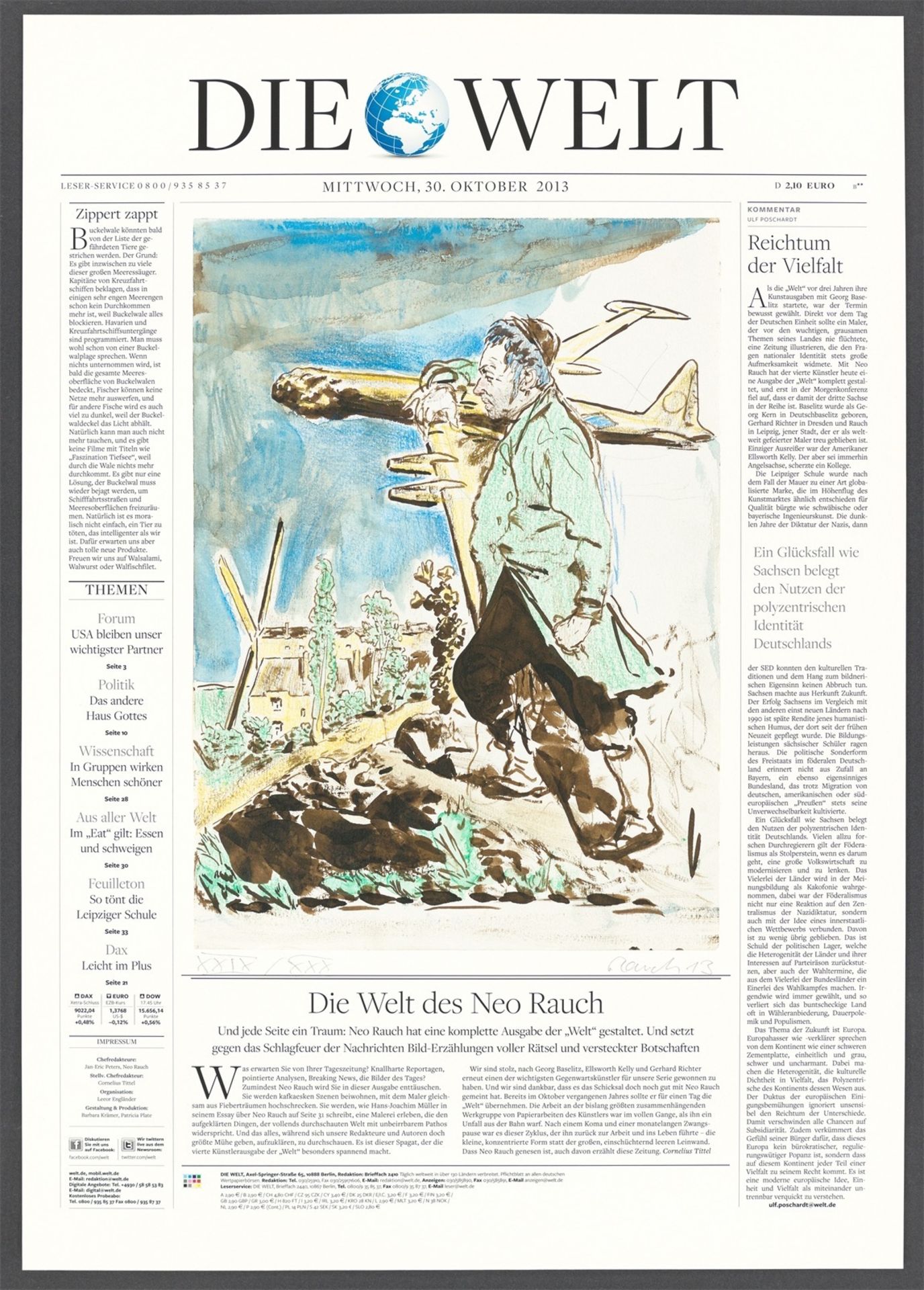 Neo Rauch. ”DIE WELT des Neo Rauch”. 2013 - Image 2 of 3