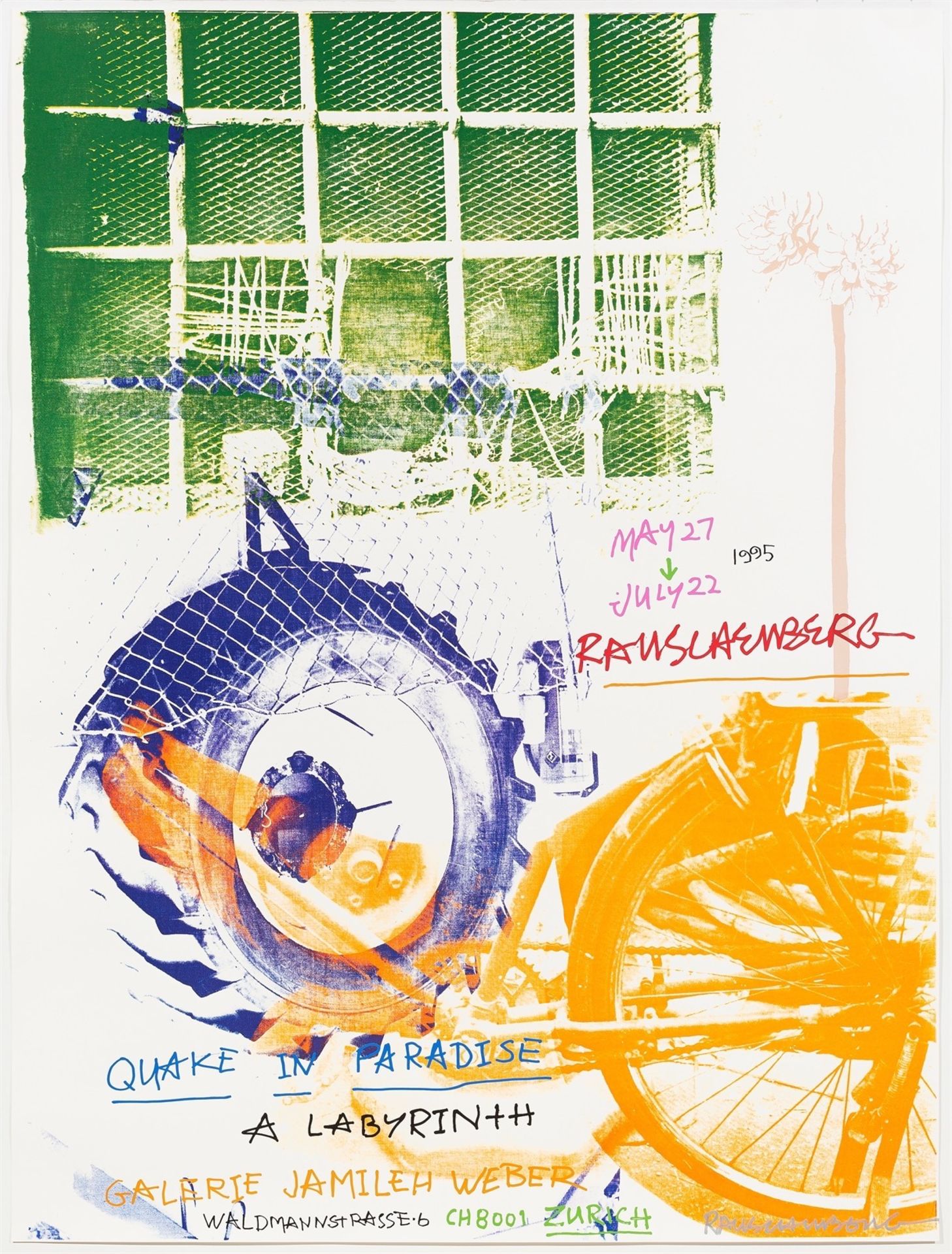 Robert Rauschenberg. „Quake in Paradise“. 1995 - Bild 2 aus 3