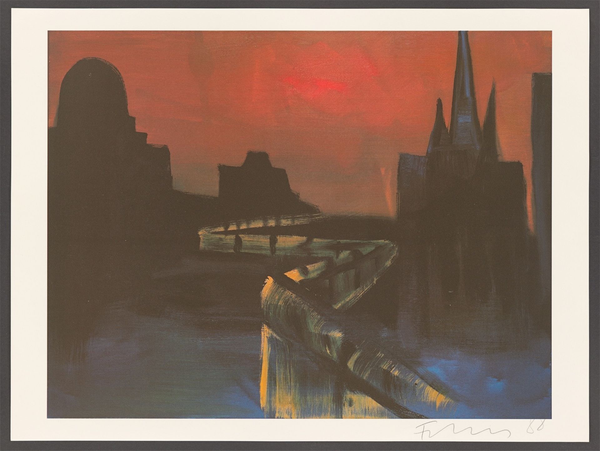 Rainer Fetting. Berliner Mauer. 1988 - Bild 2 aus 3