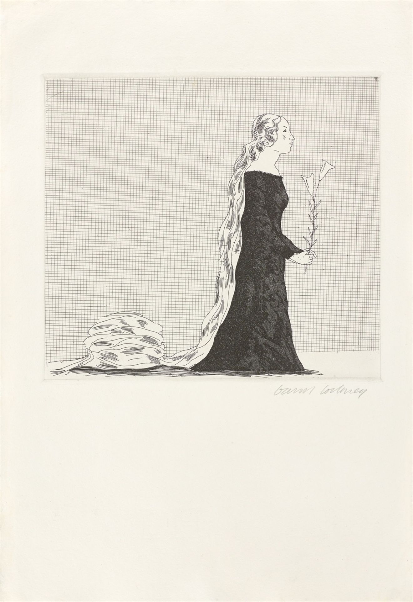 David Hockney. ”The Older Rapunzel”. 1969