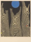 Max Ernst. „Forêt et Soleil - Der Bretterwald“. 1956