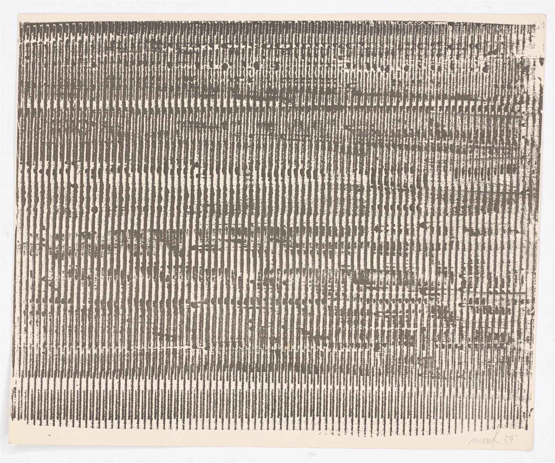 Heinz Mack. ”Lumière-Espace”. 1959 - Image 2 of 2