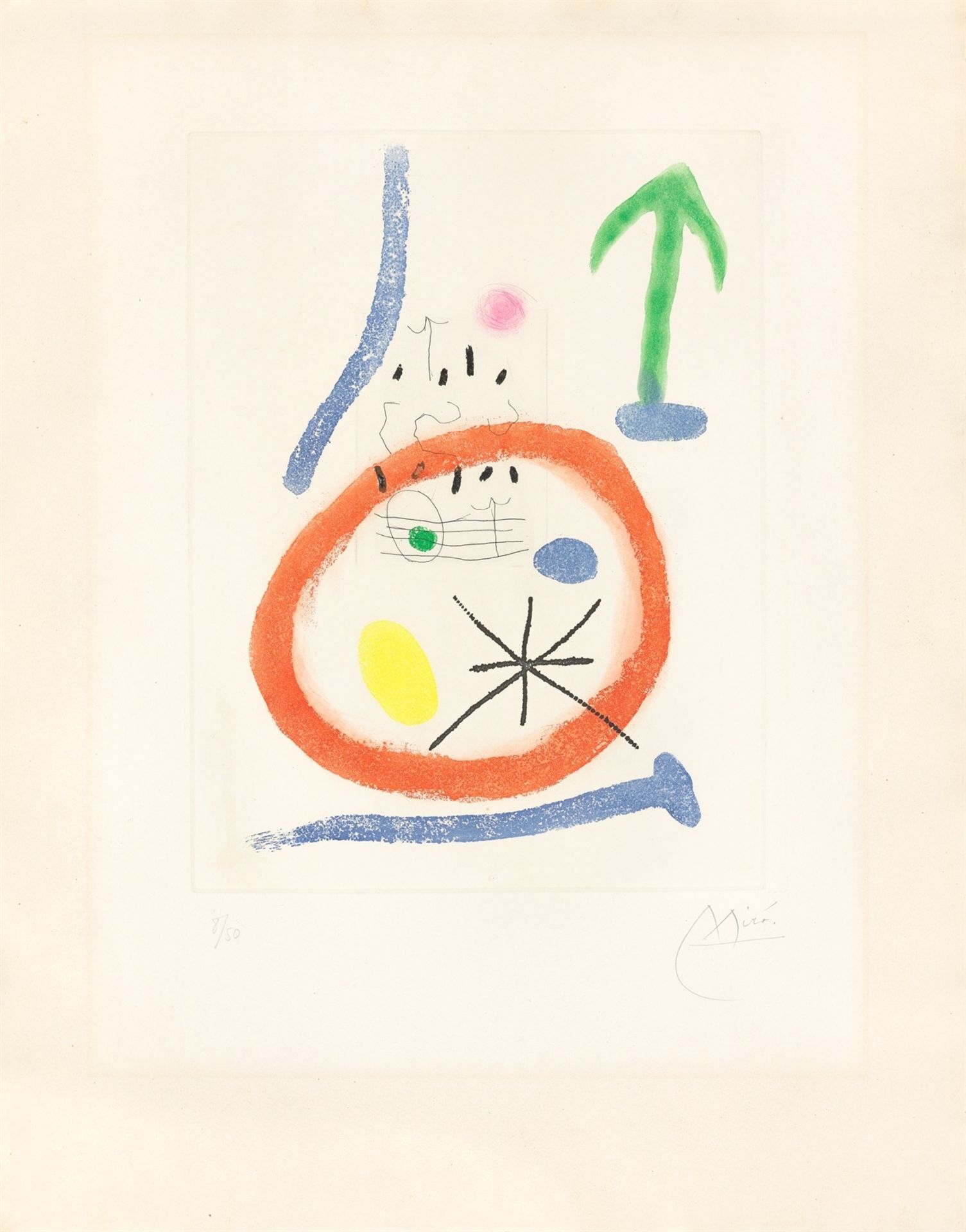 Joan Miró. „Chemin de Ronde II“. 1966