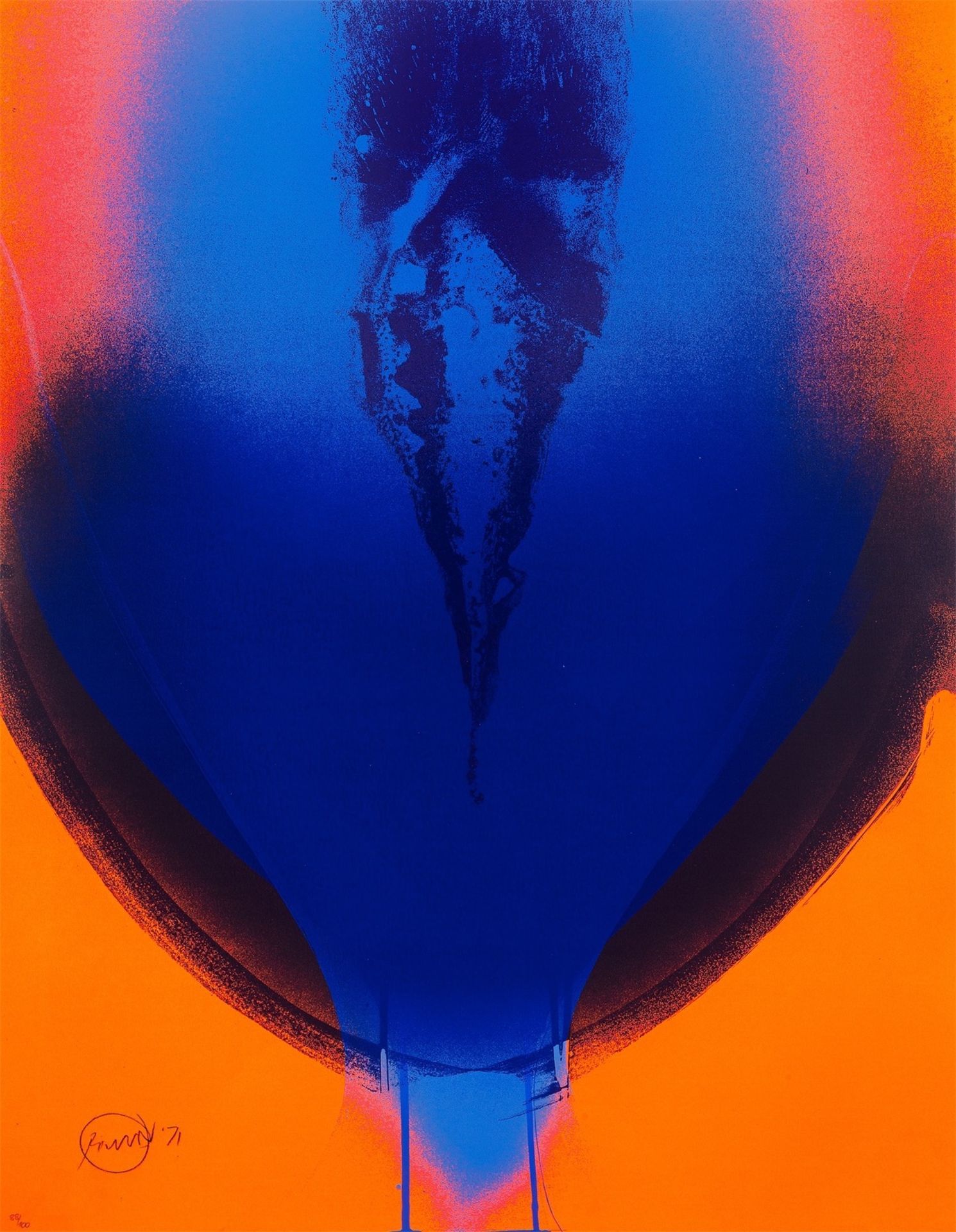 Otto Piene. „ohne Titel“. 1971