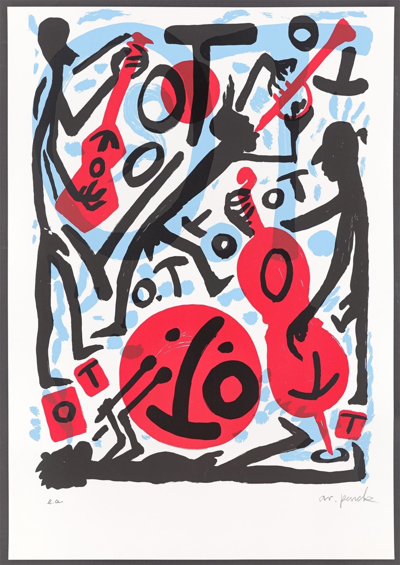 A.R. Penck. Jazz Combo. 1999 - Bild 2 aus 3