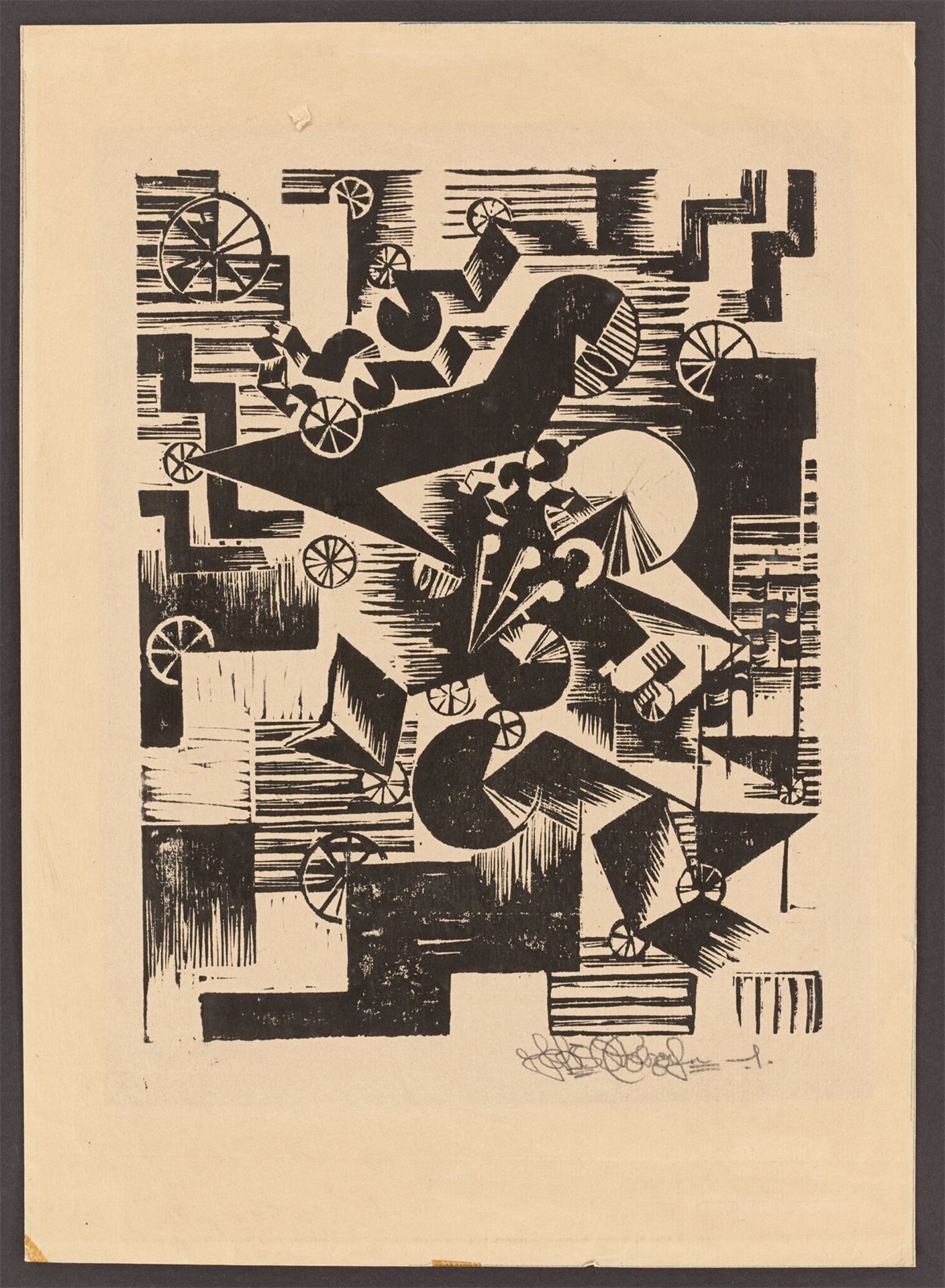 Johannes Molzahn. ”Mysterium”. 1920 - Image 2 of 3