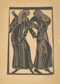 Moissey Kogan. „Zwei Tanzende“. 1922