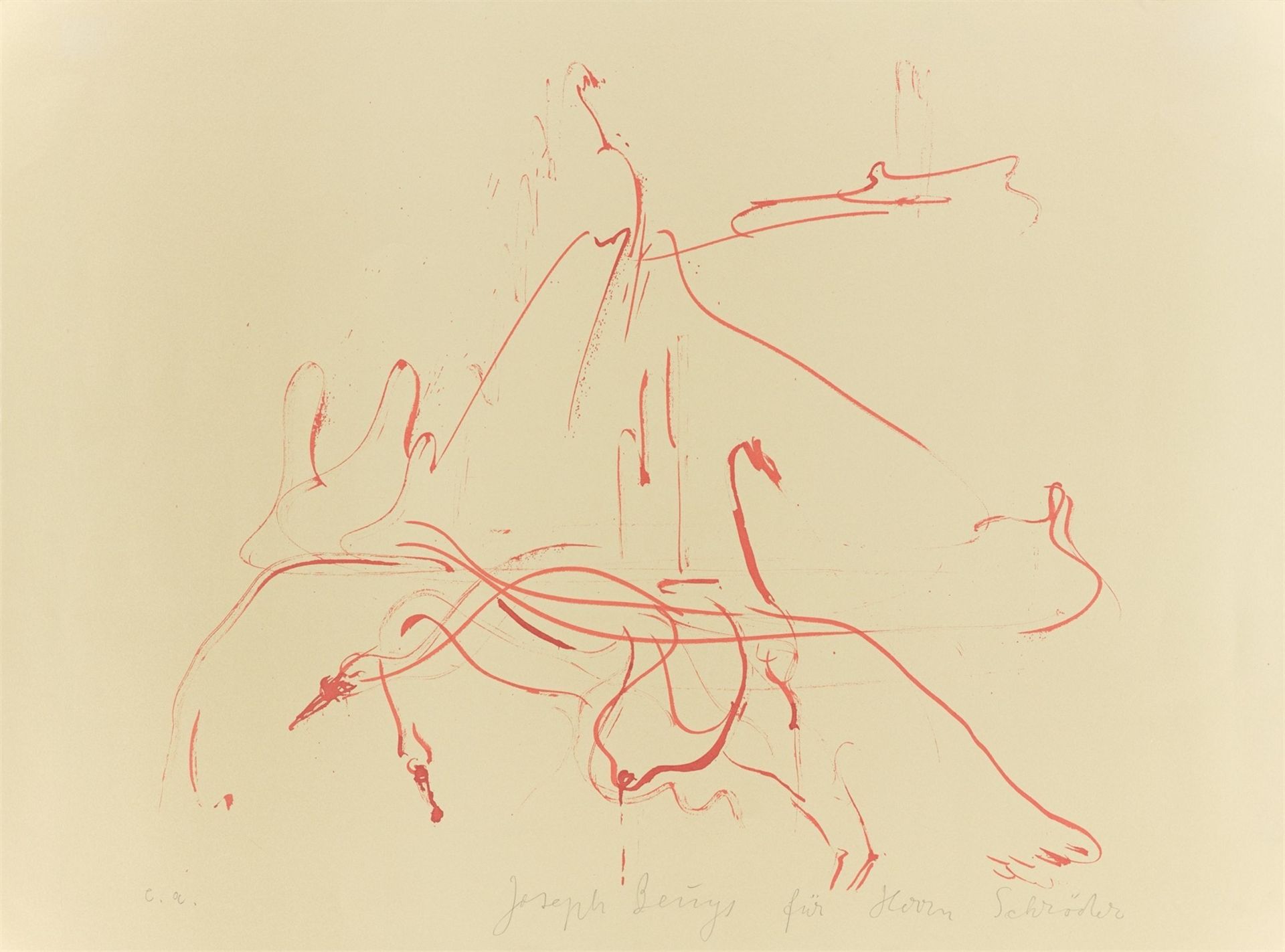 Joseph Beuys. Aus: „Hommage à Picasso“. 1973