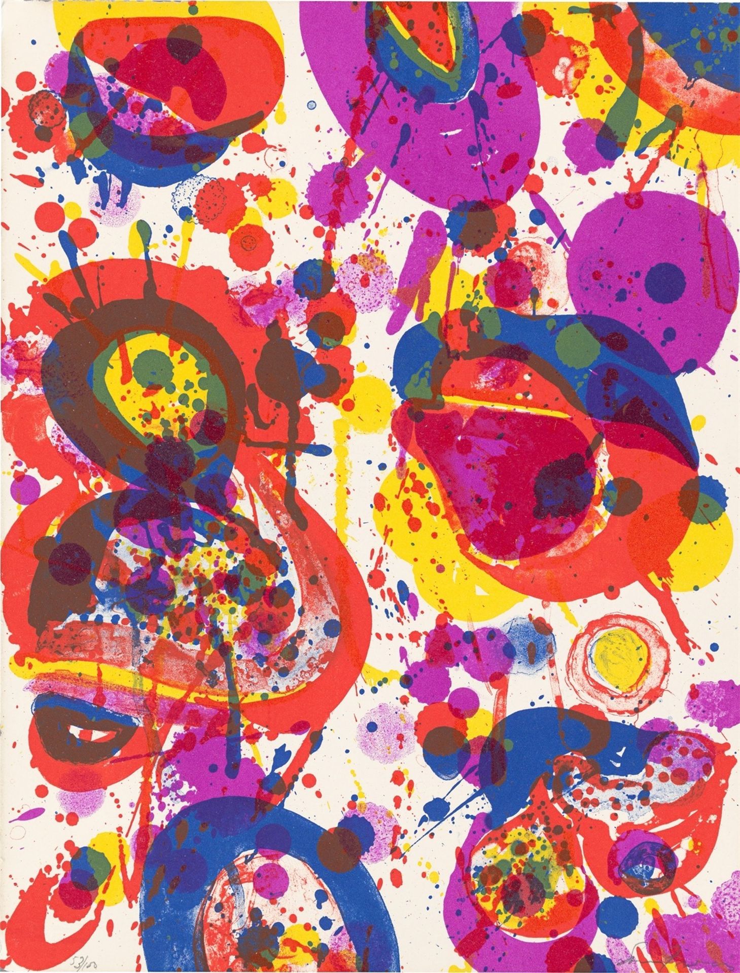 Sam Francis. „AN 8 SET - 1“. 1963