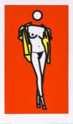 Julian Opie. „Woman Taking Off Man's Shirt“. 2003