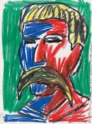 A.R. Penck. Ohne Titel (Portrait). 1991
