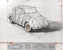 Christo. „Wrapped Volkswagen, Project for 1961 Volkswagen Beetle Saloon“. 2013