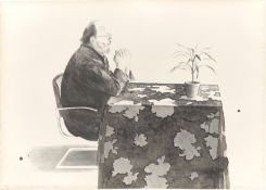 David Hockney. „Henry at table“. 1976