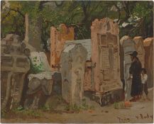 Christian Friedrich Gille. Der jüdische Friedhof in Prag.