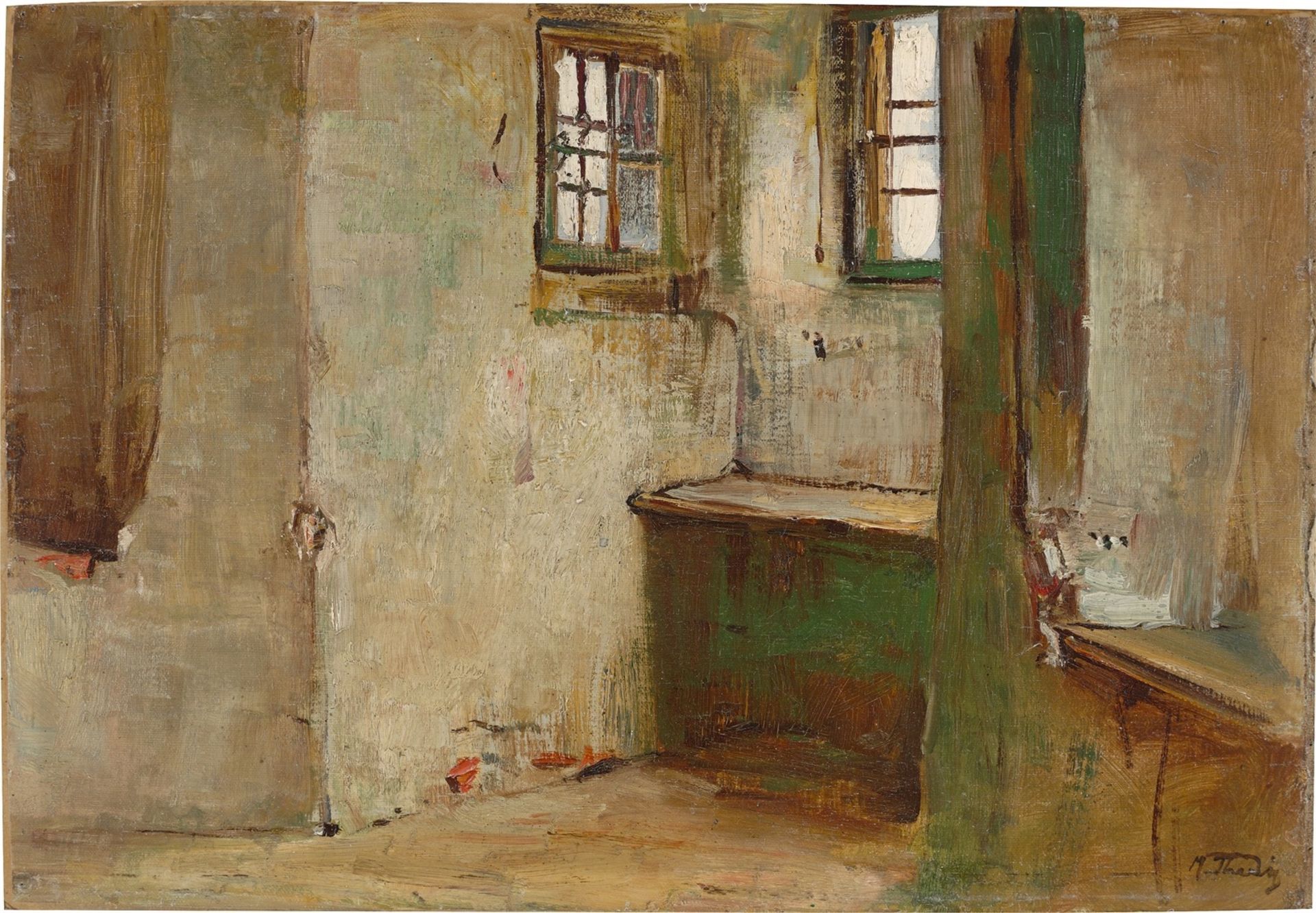 Max Thedy. Farmhouse interior.