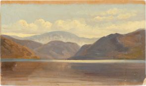 Thomas Fearnley (?). Fjordlandschaft. 1837
