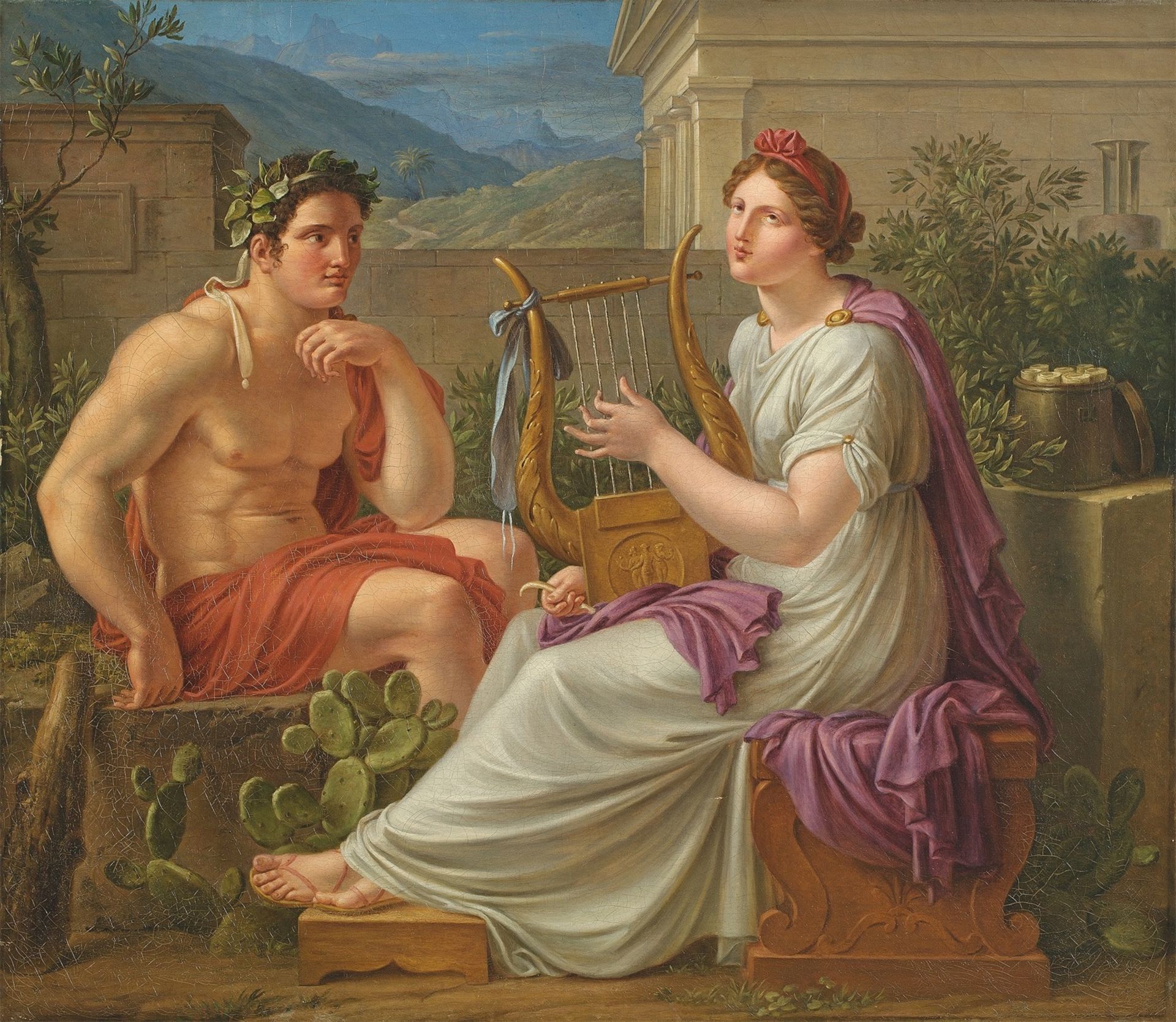 Eberhard Wächter. Hercules and the Muse. Circa 1805/10