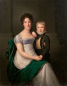 Friedrich Carl Gröger. „Therese Alexandra von Tettenborn und ihr Sohn Franz Bernus“. 1817