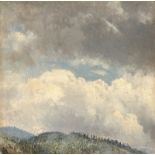 Deutsch, um 1860. Wolkenstudie.