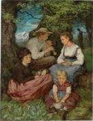 Hans Thoma. Spring rest. 1878